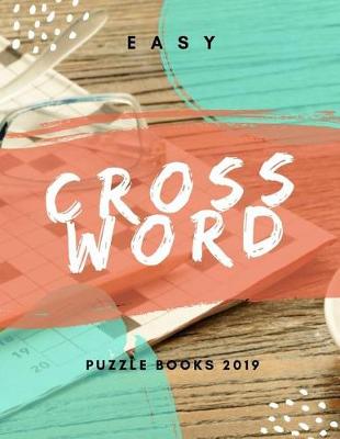 Book cover for Easy Crossword Puzzle Books 2019