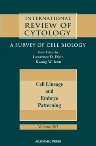 Cover of Cell Lineage and Embryo Patterning