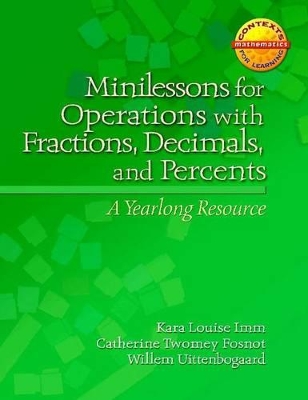 Cover of Minilessons for Operations with Fractions, Decimals, and Percents