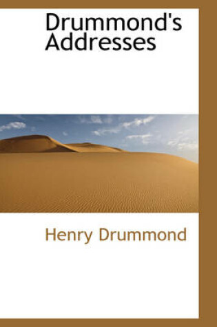 Cover of Drummond's Addresses