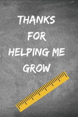 Book cover for Thanks for helping me grow