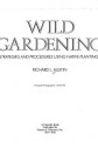 Cover of Wild Gardening