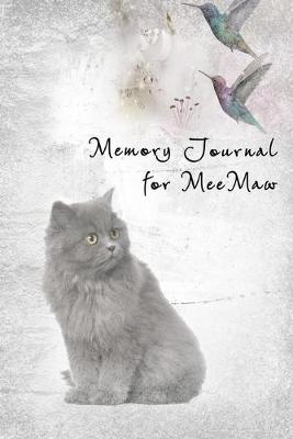 Book cover for Memory Journal for Meemaw