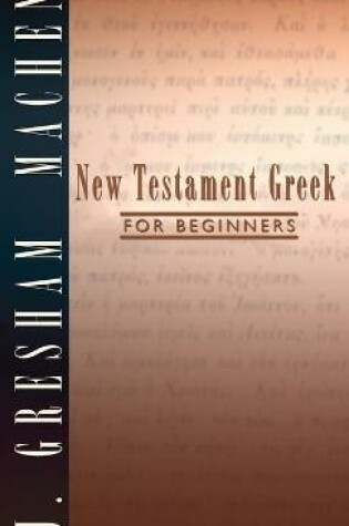 Cover of New Testament Greek for Beginners