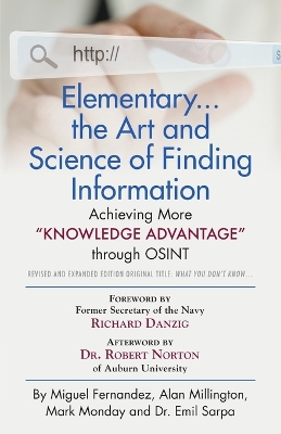 Book cover for Elementary... the Art and Science of Finding Information