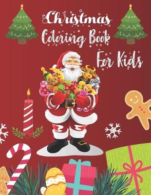 Book cover for Christmas Coloring Book For Kids