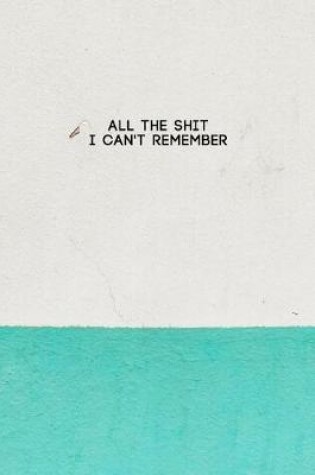 Cover of All the Shit I Can't Remember