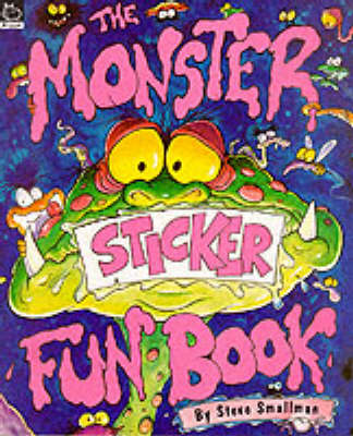 Book cover for The Monster Sticker Fun Book