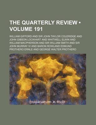 Book cover for The Quarterly Review (Volume 191)