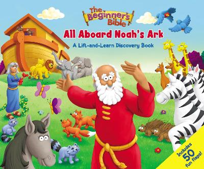Book cover for The Beginner's Bible All Aboard Noah's Ark