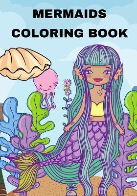 Book cover for Mermaids coloring book