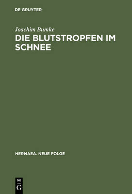 Cover of Die Blutstropfen Im Schnee