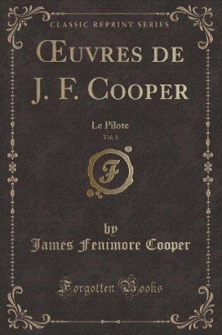 Cover of Oeuvres de J. F. Cooper, Vol. 3