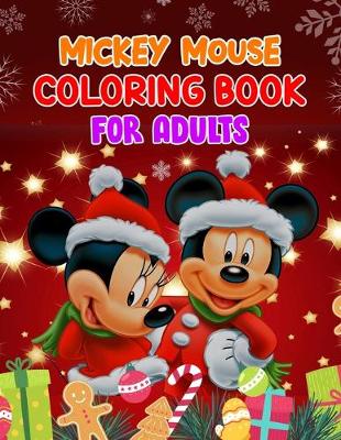 Book cover for Mickey Mouse Coloring Book For Adults