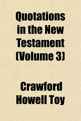 Book cover for Quotations in the New Testament (Volume 3)