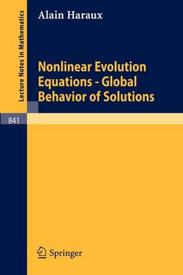 Cover of Nonlinear Evolution Equations - Global Behavior of Solutions