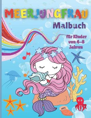 Book cover for Meerjungfrau-Malbuch fur Kinder von 4-8 Jahren