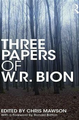 Cover of Three Papers of W.R. Bion