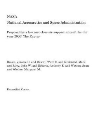 Cover of Proposal for a Low Cost Close Air Support Aircraft for the Year 2000