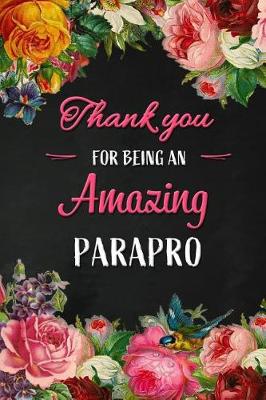 Book cover for Thank you for being an Amazing Parapro