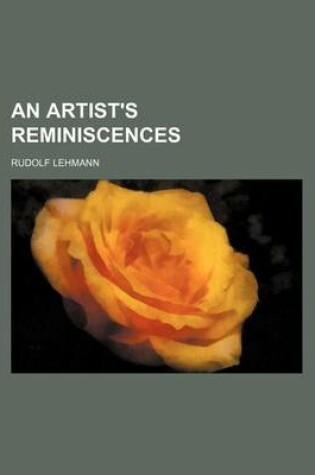 Cover of An Artist's Reminiscences