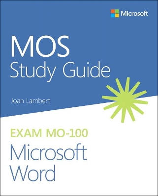 Book cover for MOS Study Guide for Microsoft Word Exam MO-100