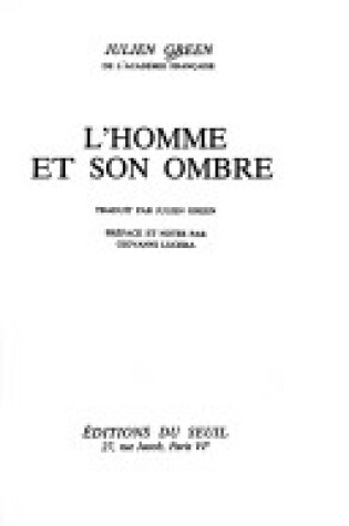 Cover of L'Homme Et Son Ombre