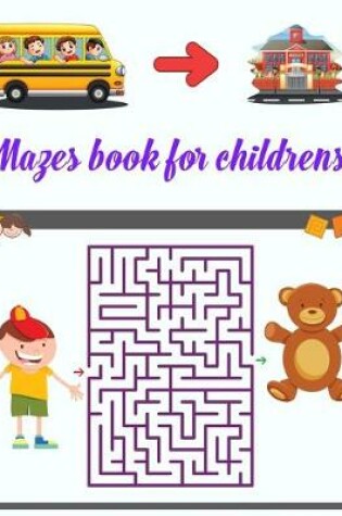 Cover of Mazes book for childrens