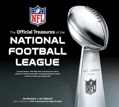 Book cover for The Official Treasures of the National Football League
