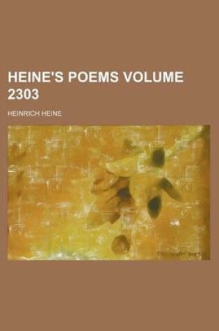 Cover of Heine's Poems Volume 2303