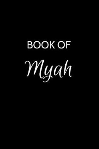 Cover of Book of Myah