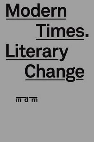 Cover of Modern Times. Literary Change