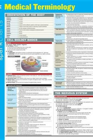 Cover of Medical Terminology SparkCharts