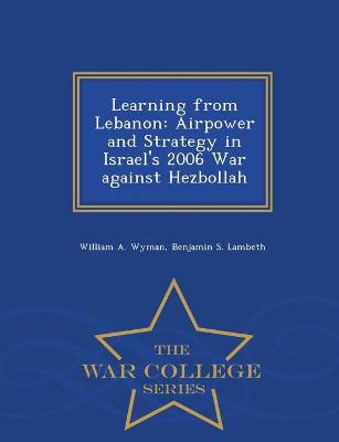 Book cover for Learning from Lebanon