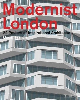Book cover for Modernist London: 22 Posters of Inspirational Architecture