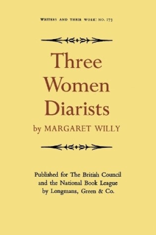 Cover of Three Women Diarists