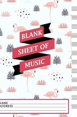 Cover of Blank Sheet of Music