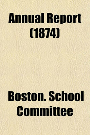 Cover of Annual Report (1874)