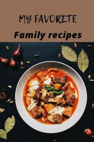 Cover of My Fovorite Family Recipes