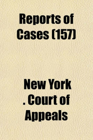 Cover of Reports of Cases (Volume 157)