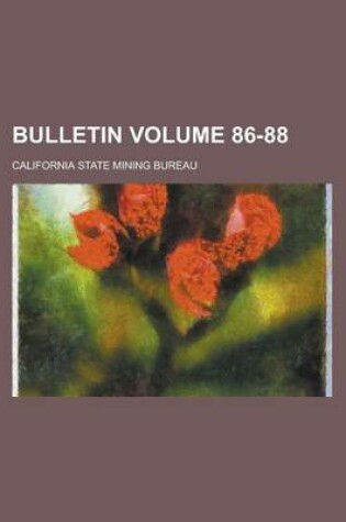 Cover of Bulletin Volume 86-88