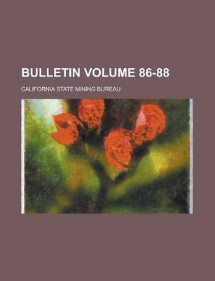 Book cover for Bulletin Volume 86-88