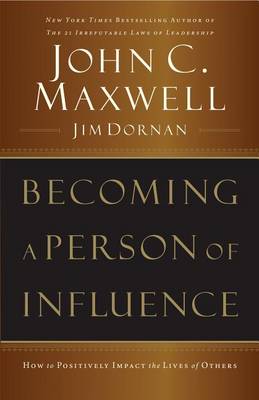 Book cover for Becoming a Person of Influence