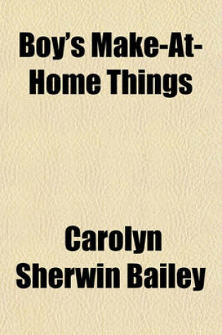 Cover of Boy's Make-At-Home Things