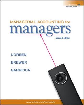 Cover of Managerial Accounting for Managers