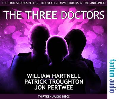 Book cover for The Three Doctors: William Hartnell, Patrick Troughton and Jon Pertwee