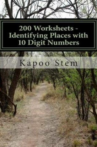 Cover of 200 Worksheets - Identifying Places with 10 Digit Numbers