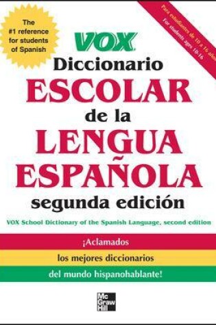 Cover of VOX Diccionario Escolar