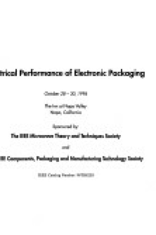 Cover of Electrical Performance of Electronic Packaging