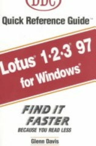 Cover of Lotus 1-2-3 97 for Windows 95